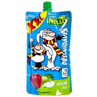 Hello XXL jablko ovocná přesnídávka 10 x