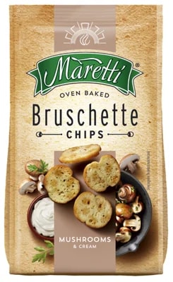 Maretti Bruschetta s houbami a krémovou omáčkou