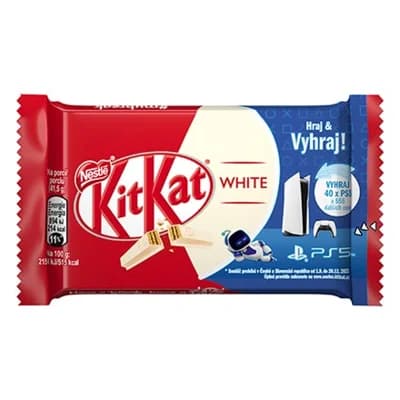 KitKat 4 Fingers Tyčinka bílá 24 x 41,