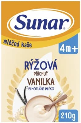 Sunar Mléčná rýžová kaše vanilková