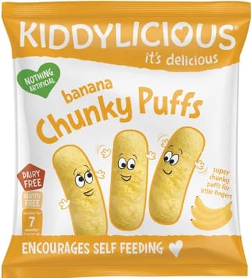 Kiddylicious Křupky banánové velké
