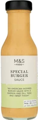 Marks & Spencer Rajčatovo-hořčičná omáčka s nakládanými okurkami a koprovým olejem
