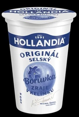 Hollandia Selský jogurt borůvka