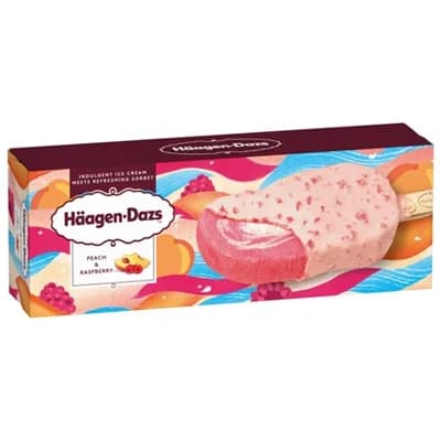 Häagen-Dazs Peach & Raspberry mraž.