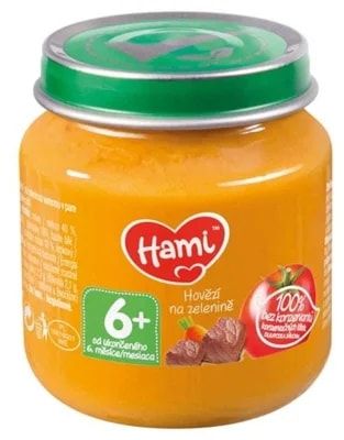 Hami Příkrm Hovězí na zelenině 6m+