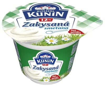 Mlékárna Kunín Zakysaná smetana 12%