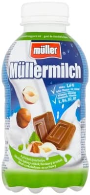 Müllermilch Mléčný nápoj s příchutí lískového oříšku
