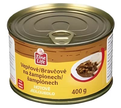 Fine Life Hotovky Vepřové na žampionech