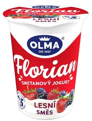Olma Florian smetanový jogurt lesní směs