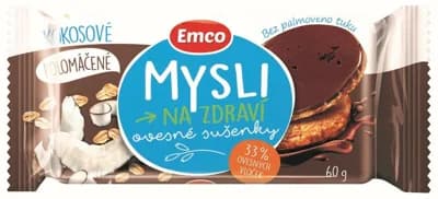 Emco Ovesné sušenky kokosové polomáčené