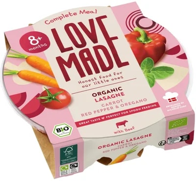 LoveMade BIO Dětské lasagne od 8. měsíce