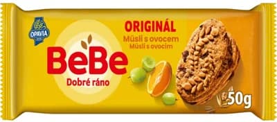 Opavia sušenky BeBe Dobré Ráno müsli s ovocem