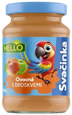 Hello Ovocná svačinka s broskvemi a vitaminem C