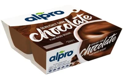 Alpro Sójový dezert s příchutí hořké čokolády 4×125 g