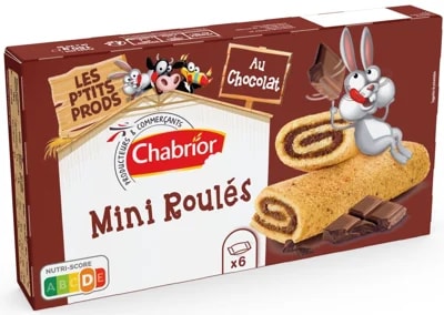 Chabrior Mini piškotová roláda s čokoládovou náplní