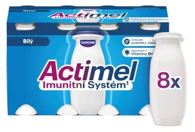 Actimel Probiotický nápoj bílý 8×100 g