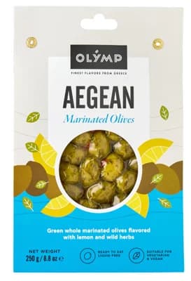 Olymp Zelené olivy citrón-bylinky