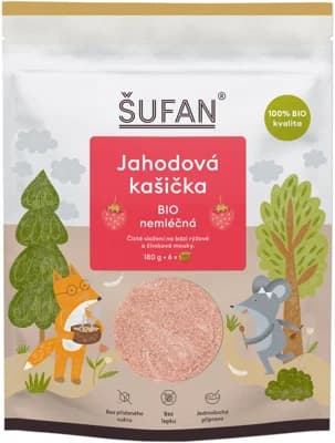Šufan BIO Jahodová kašička nemléčná