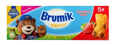 Opavia Brumík Jahodová náplň jemné pečivo