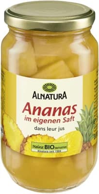Alnatura BIO Ananas ve vlastní šťávě