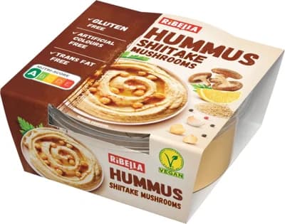 Ribella Hummus s houbou Shiitake, vegan