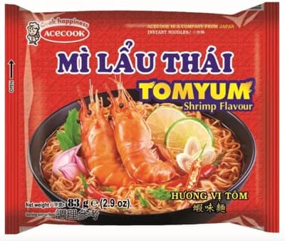 Acecook Instantní nudle s krevetami Tom Yum