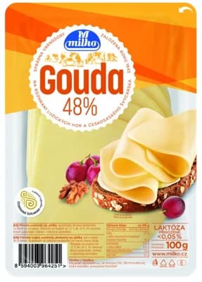 Milko Gouda 48% plátky