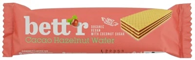Bett'r BIO Oplatka plněná lískooříškovým kakaovým krémem