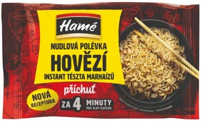 Hamé Nudlová polévka s hovězí příchutí