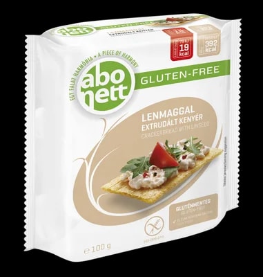 Abonett Bezlepkový extrudovaný chléb se lněným semínkem