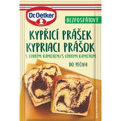 Dr. Oetker Kypřící prášek s vinným kamenem 30 x