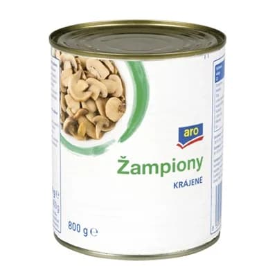 aro Žampiony krájené 6 x