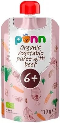 Salvest Põnn BIO Kapsička hovězí maso se zeleninovým pyré