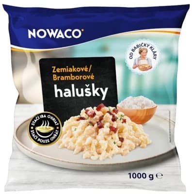 Nowaco Od babičky Kláry Slovenské bramborové halušky