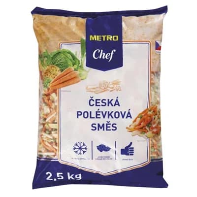 METRO Chef Česká polévková směs zelenina mraž. 2,
