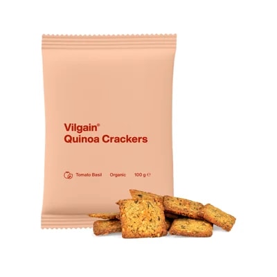 Vilgain Quinoa krekry BIO – rajče s bazalkou