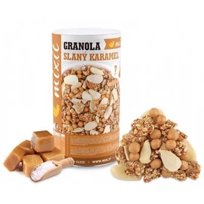 Granola z pece - Slaný karamel