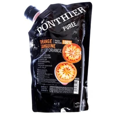 PONTHIER Pyré ovocné červený pomeranč chlaz.
