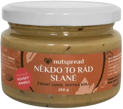 Nutspread Někdo to rád slané - Arašídy/kešu/mandle a sůl