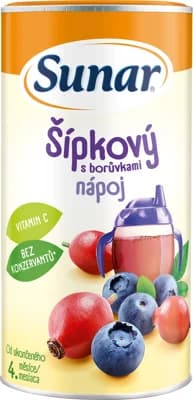Sunar Rozpustný nápoj šípkový s borůvkami