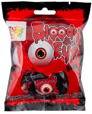Sweet & Fun Bloody Eye gum multipack – žvýkačky s náplní