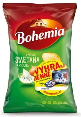 Bohemia Chips smetana a cibule