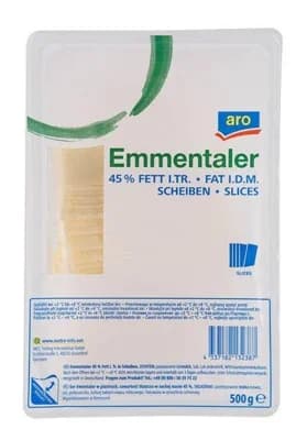 ARO Emmentaler sýr 45% plátky