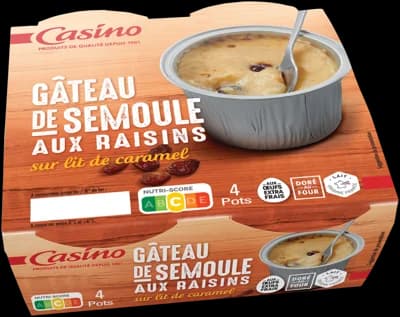 Casino Krupicová kaše, 4x 100 g