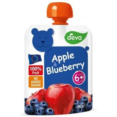 DEVA kapsička Jablko, Borůvka