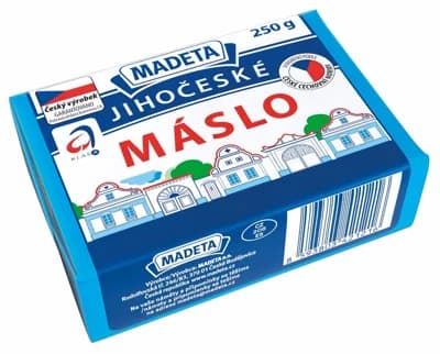 Madeta Jihočeské máslo (82%)