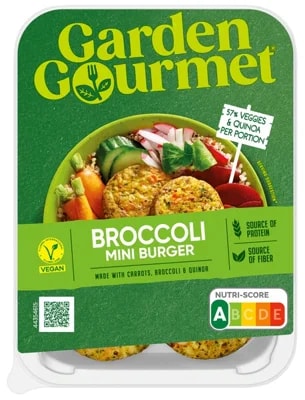 Garden Gourmet Mini burger s brokolicí vegan