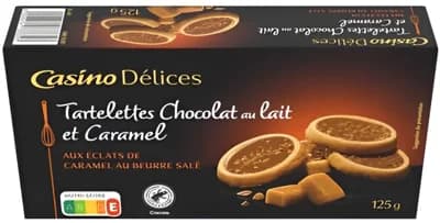 Casino Délices Čokoládovo-karamelové tartaletky