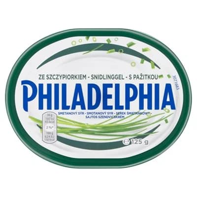 PHILADELPHIA sýr s pažitkou chlaz.