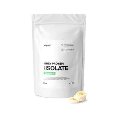 Vilgain Grass-Fed Whey Protein Isolate – banánový milkshake